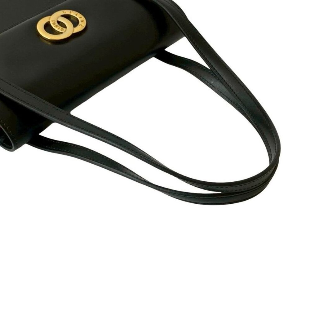 Celine Vintage Circle Logo Hardware Calf Leather Handbag Mini - Picture 4 of 10